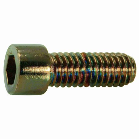 MIDWEST FASTENER 5/16"-18 Socket Head Cap Screw, Black Chrome Plated Steel, 7/8 in Length, 8 PK 33504